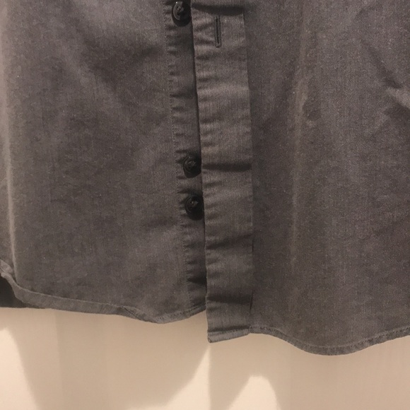 Men’s Slim Fit Stretch Long Sleeve Shirt Bar Sz M 15 34.35 - Picture 3 of 7